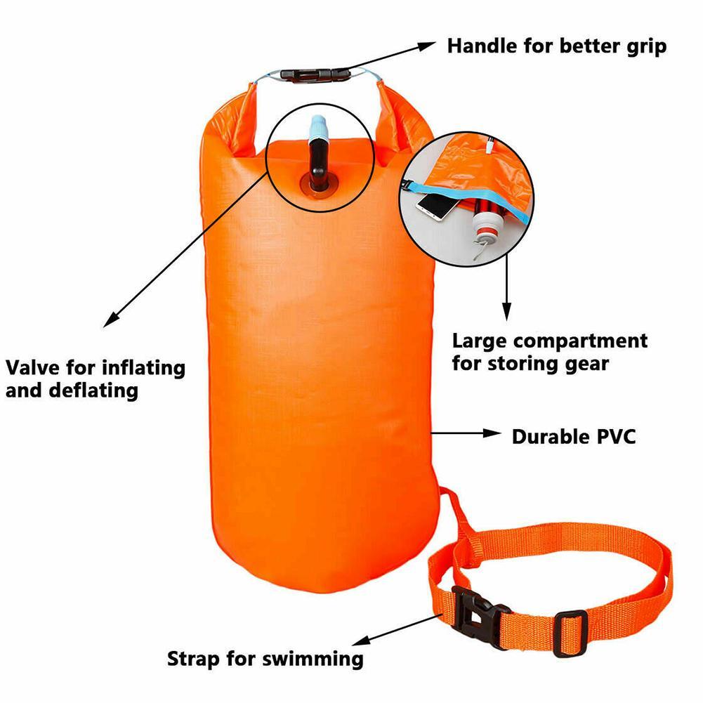 オープンウォータースイミング用スイムブイフロート、安全フロー - Swim Buoy Open Water のレビューと価格