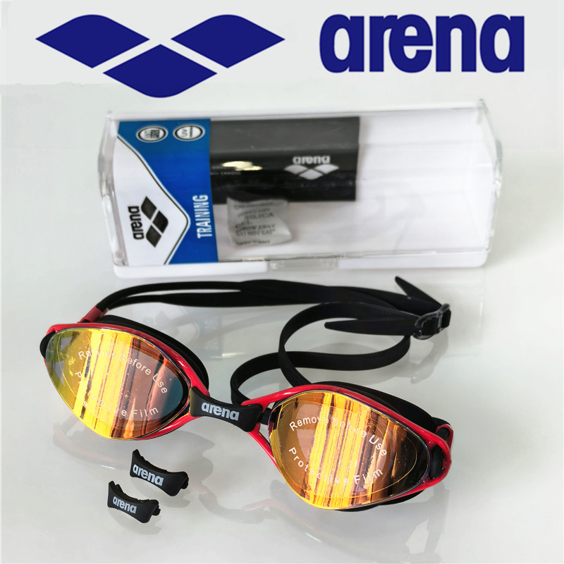 ARENAプロフェッショナル防水曇り止め高精細大人用スイミン - Aquatic Sports Cap のレビューと価格