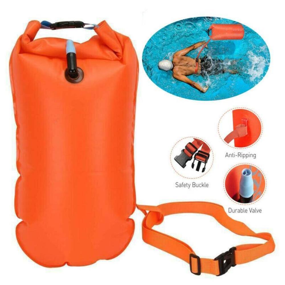 インフレータブルオープンスイミングブイ牽引軽量水泳エアバッグ - Swim Buoy Open Water のレビューと価格