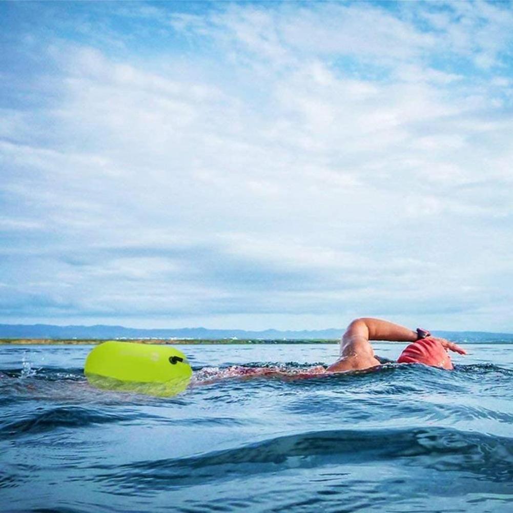インフレータブルオープンスイミングブイ牽引軽量水泳エアバッグ - Swim Buoy Open Water のレビューと価格