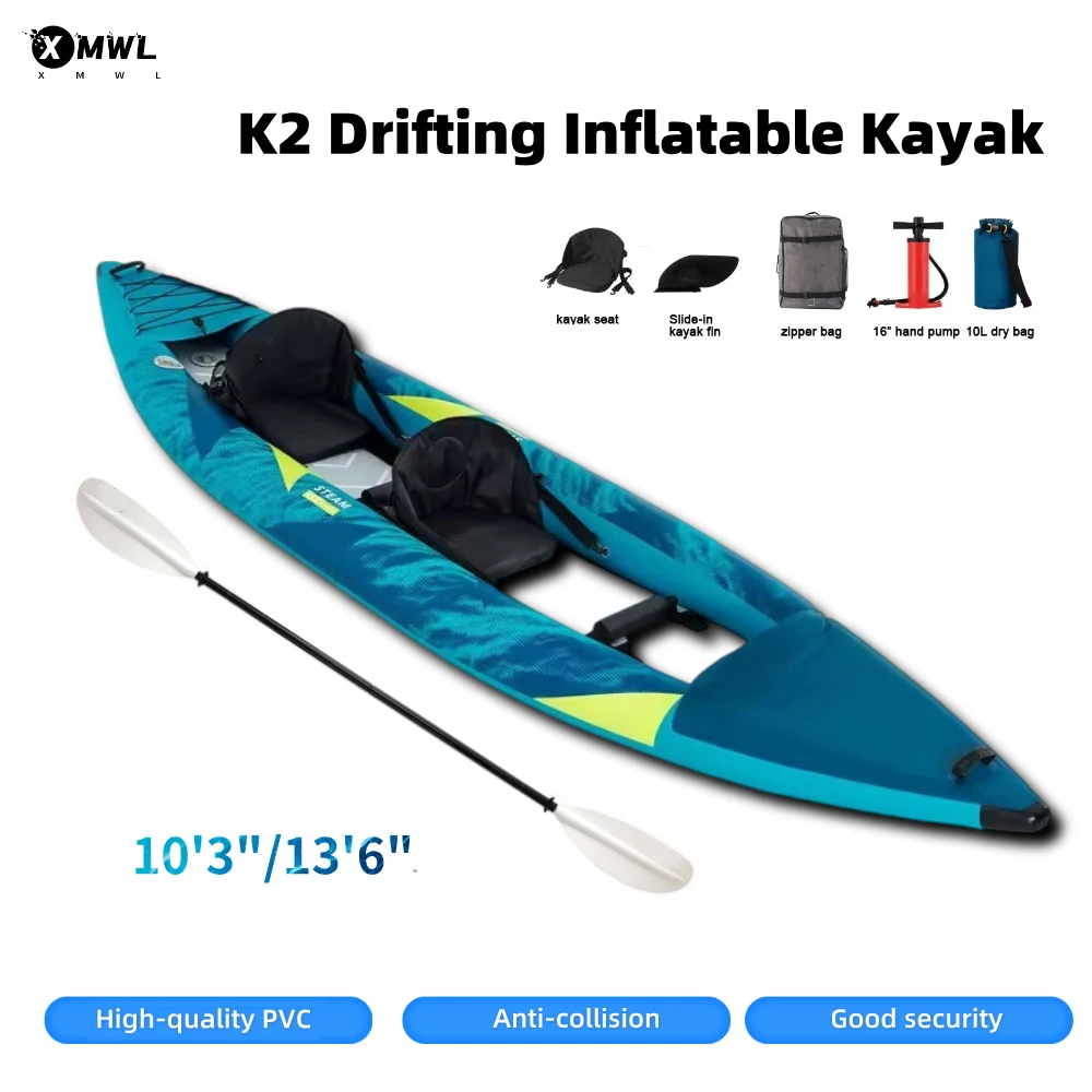 カヌーカヤック インフレータブルボート 1～2人乗り 840 - Aquatic Sports のレビューと価格