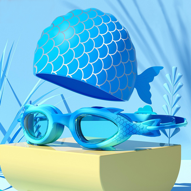子供用スイミングゴーグル；防水・曇り止めシリコンスイミングキ - Aquatic Sports Cap のレビューと価格