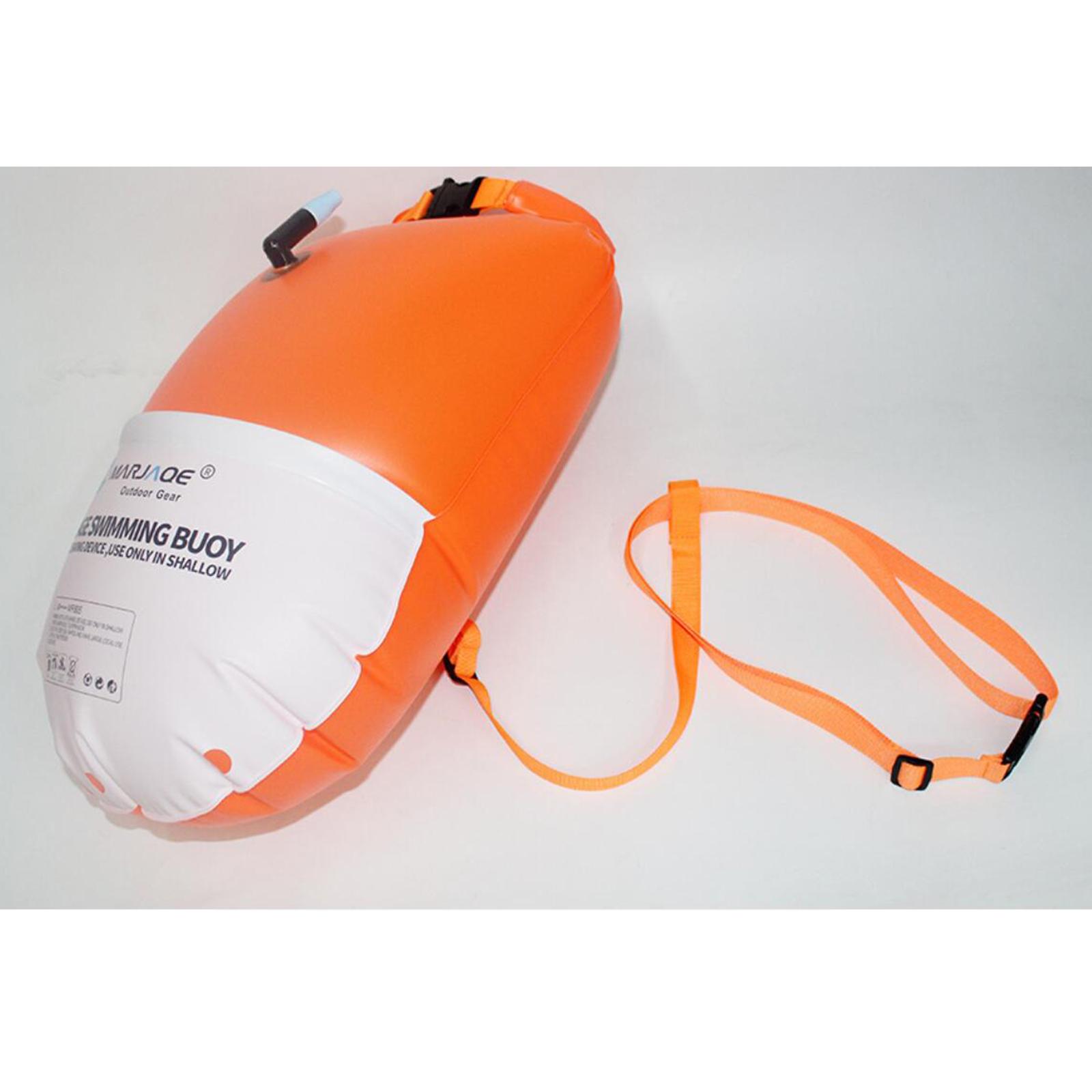 20L PVCスイムブイフロート、調節可能なウエストベルト付 - Swim Buoy Open Water のレビューと価格