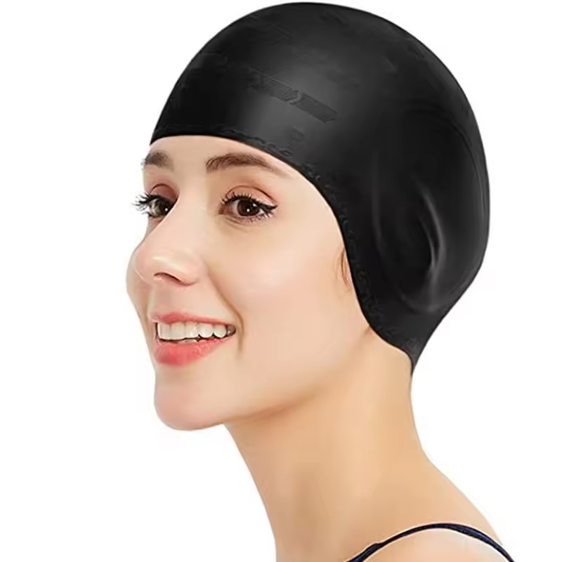 ユニセックス防水スイミングキャップ高弾性耳保護機能付き大型シ - Aquatic Sports Cap のレビューと価格