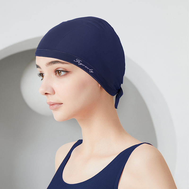女性レディースファッションスタイリッシュな耳保護快適な水泳キ - Aquatic Sports Cap のレビューと価格