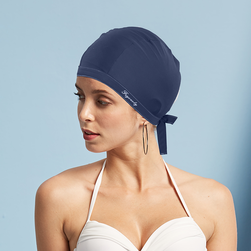 女性レディースファッションスタイリッシュな耳保護快適な水泳キ - Aquatic Sports Cap のレビューと価格
